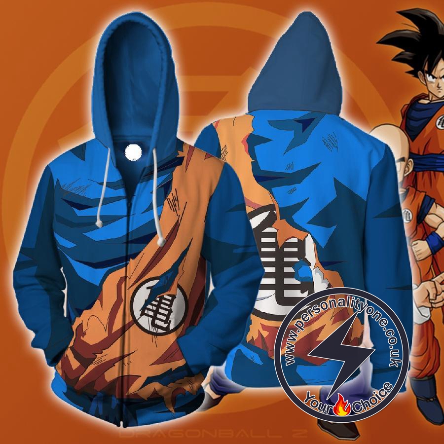 Dragon Ball Z - Goku Master Roshi Symbol ZipUp Armour - Hoodies Jackets